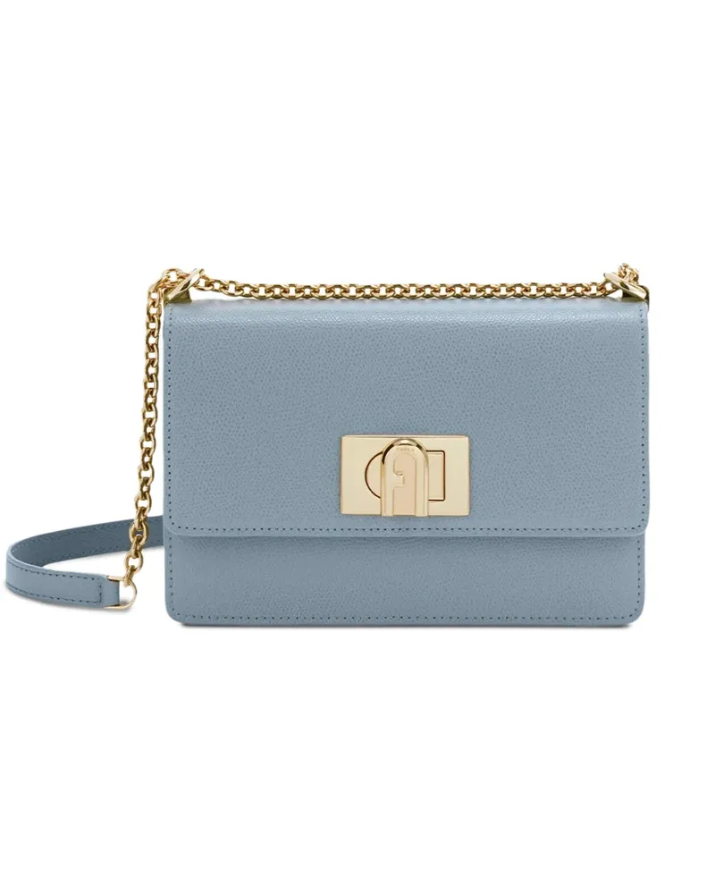 Furla Satchel-Tasche mit Klappe - Blau Blau