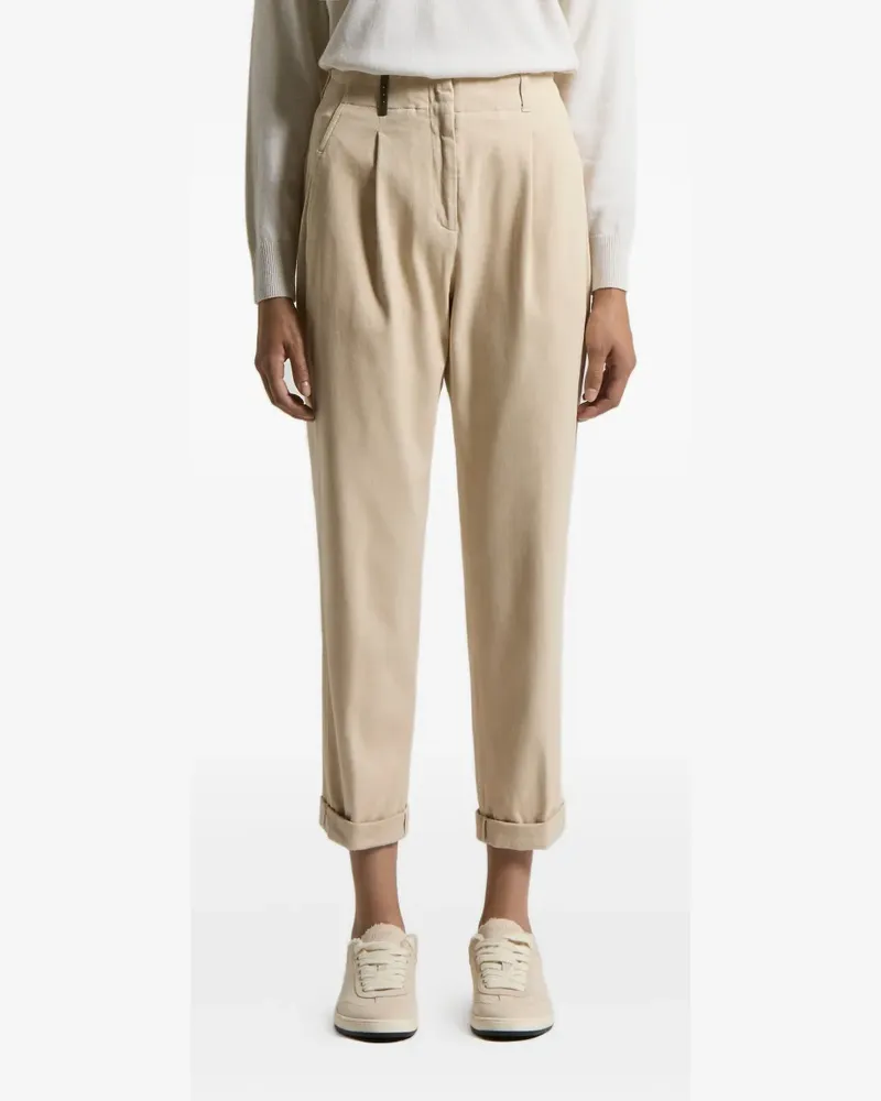 Peserico Plissierte Hose - Nude Nude
