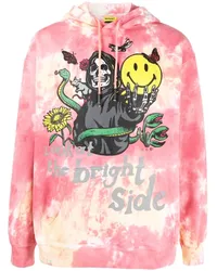 Market Smiley Look at the Bright Side Hoodie Rosa