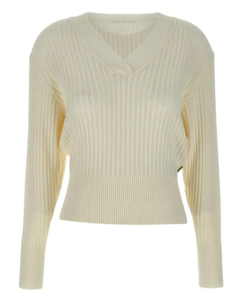 REMAIN Gerippter Pullover - Nude Nude