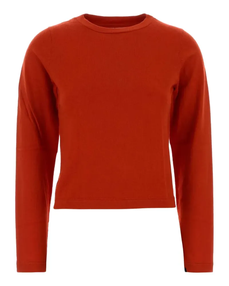 extreme cashmere N°451 Langarmshirt mit rundem Ausschnitt - Rot Rot