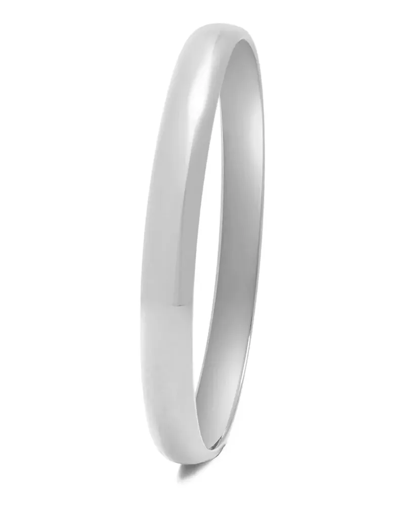 Nialaya Runder Classic Armreif - Silber Silber
