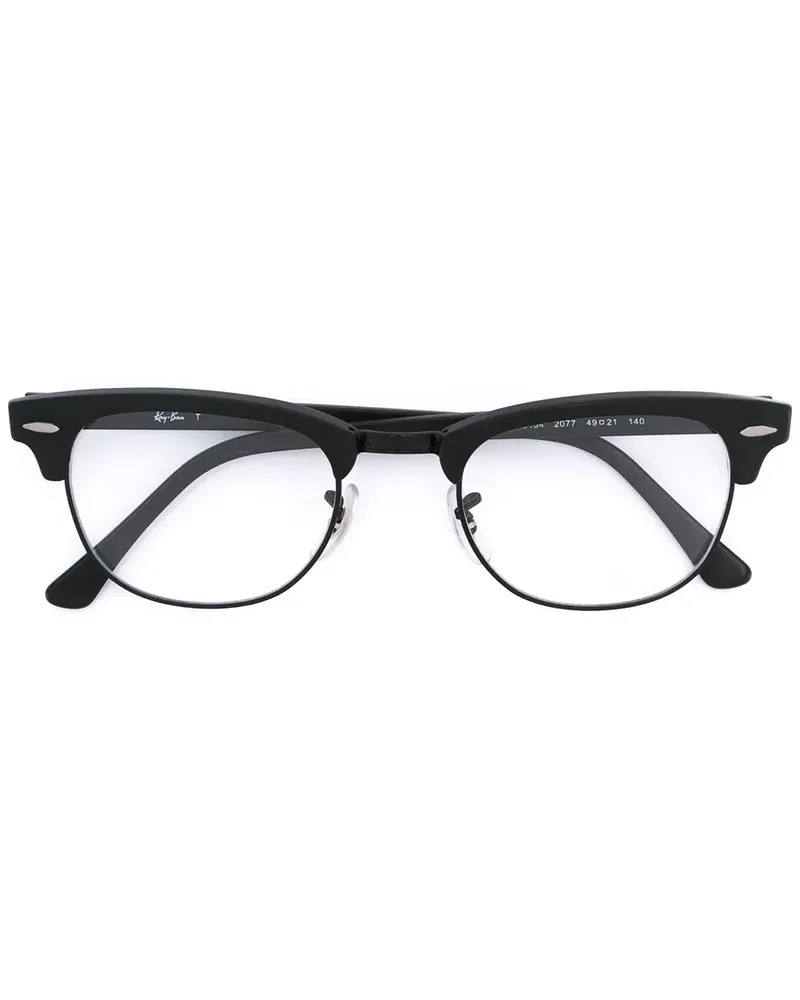Ray Ban Brille mit quadratischem Gestell - Schwarz Schwarz