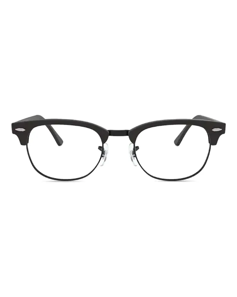 Ray Ban Brille mit quadratischem Gestell - Schwarz Schwarz