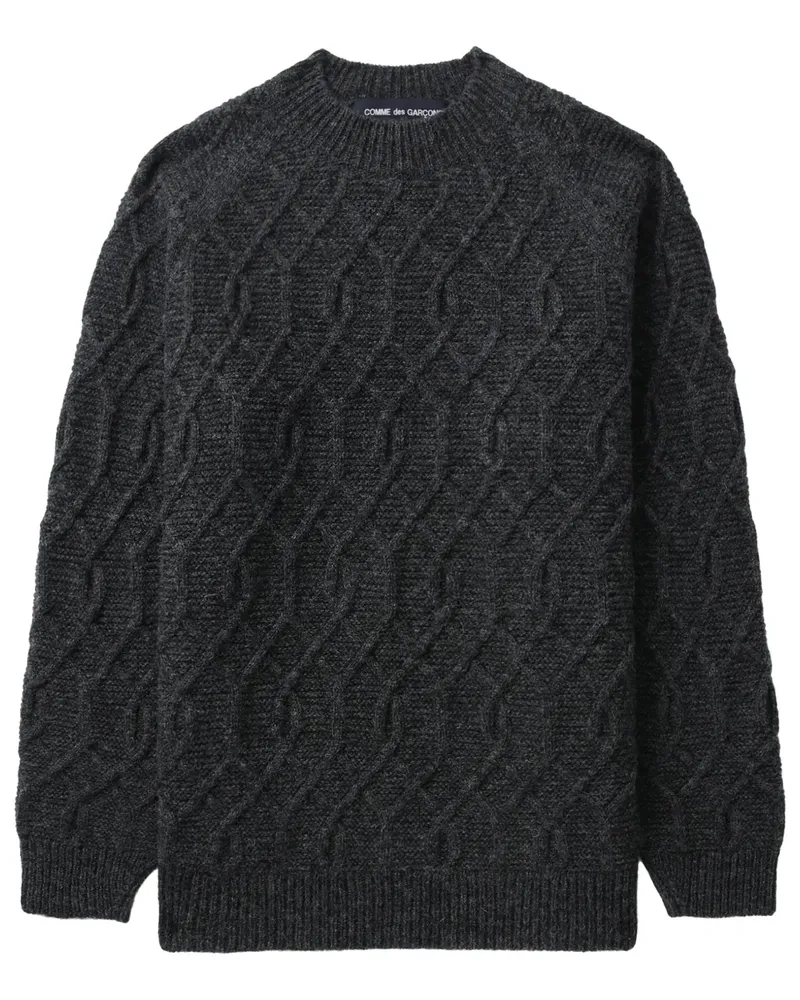 Comme des Garçons Grob gestrickter Pullover - Grau Grau