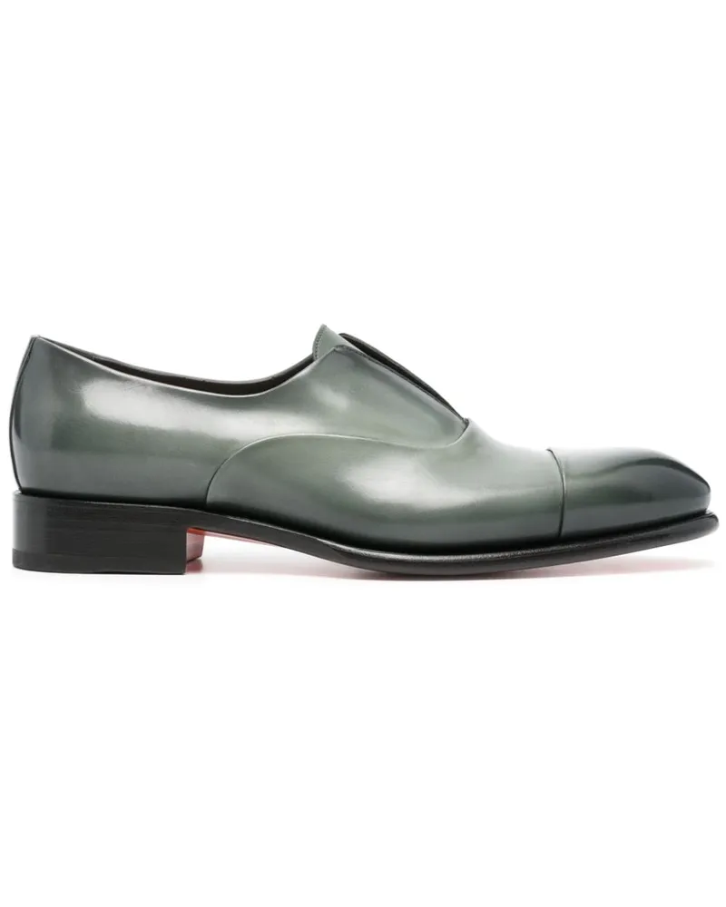 Santoni Carter Segelschuhe - Grün Grün
