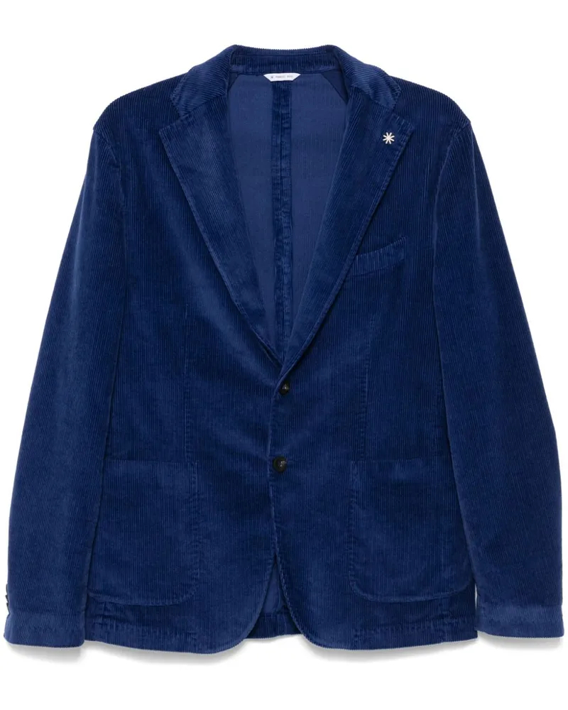Manuel Ritz Sakko aus Cord - Blau Blau