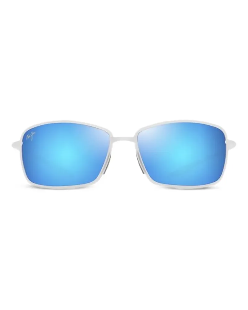 Maui Jim Sonnenbrille mit eckigem Gestell - Grau Grau