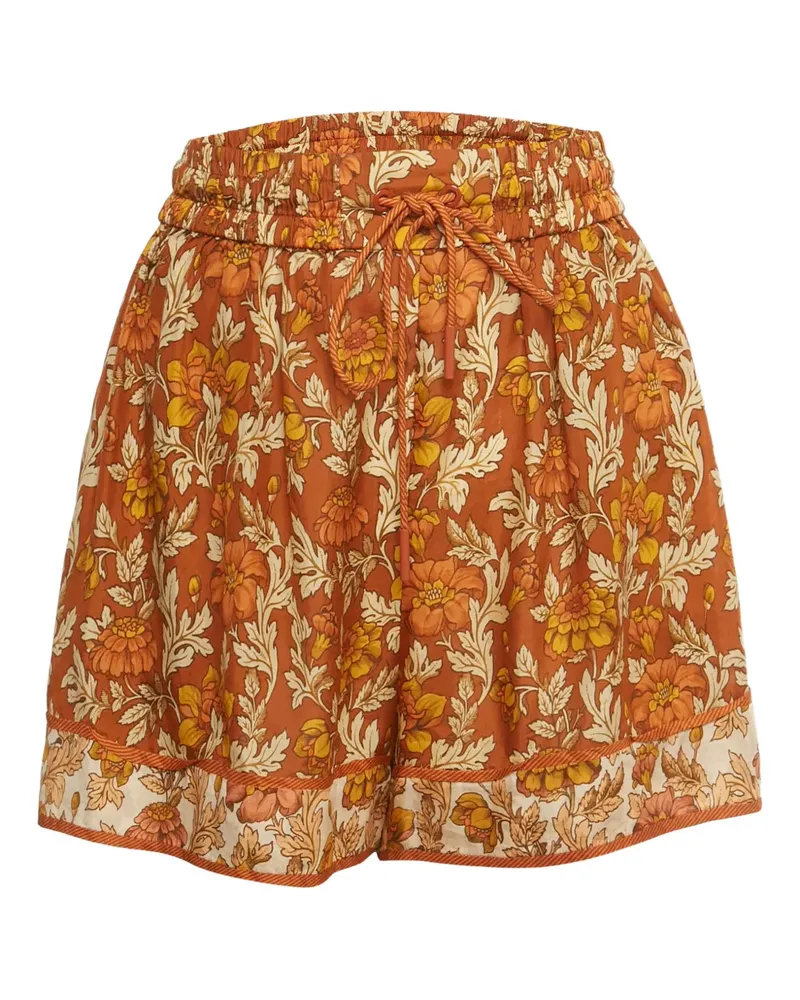 Zimmermann Andie printed shorts - Braun Braun