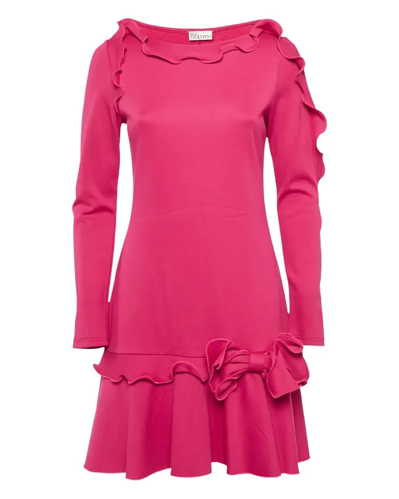 RED Valentino Kleid mit Volant-Besatz - Rosa Rosa