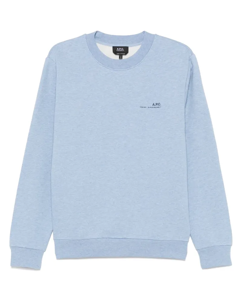 A.P.C. Standard Sweatshirt - Blau Blau