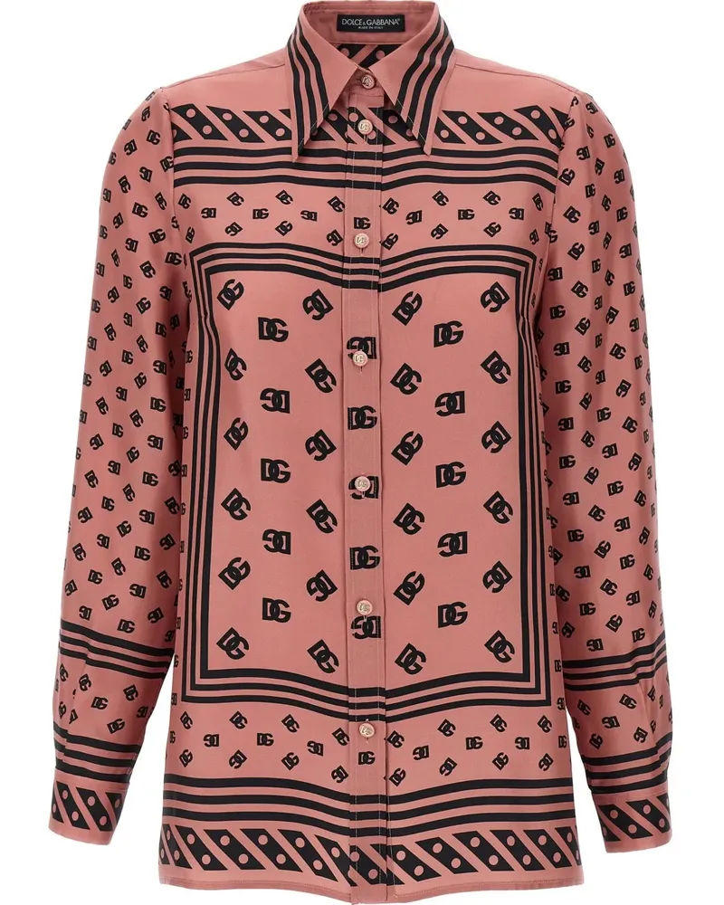 Dolce & Gabbana Hemd aus Seide - Rosa Rosa