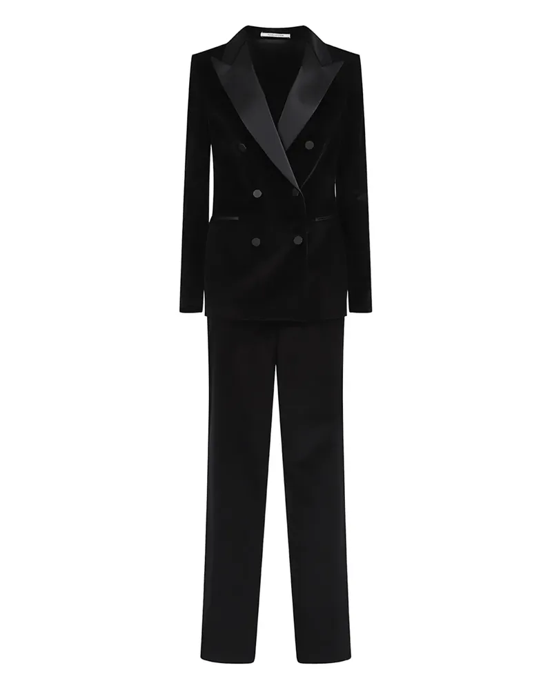 Tagliatore Doppelreihiger Anzug - Schwarz Schwarz