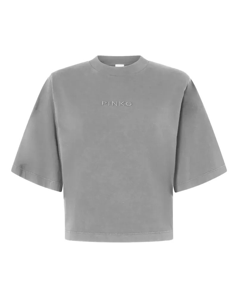 Pinko Klassisches T-Shirt - Grau Grau