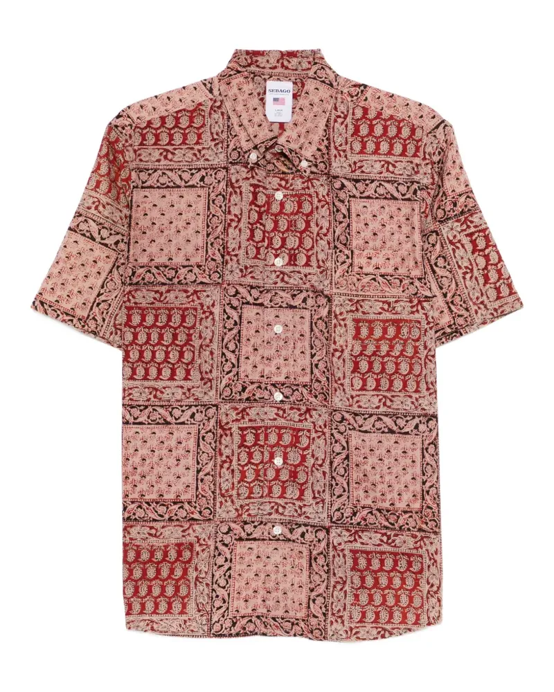 Sebago Crossriver paisley-print shirt - Rot Rot