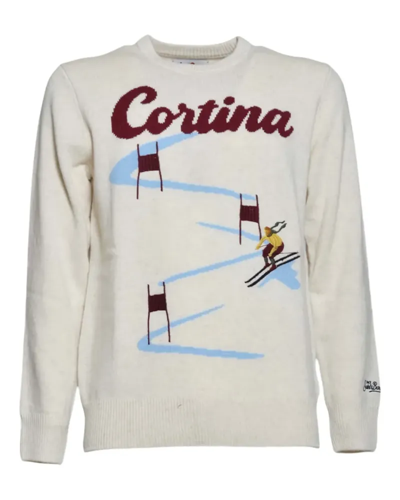 MC2 Saint Barth ski-graphic sweater - Nude Nude