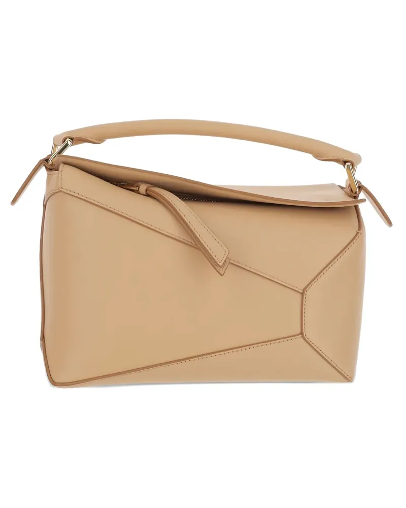 Loewe Geometrische Anagram Schultertasche - Nude Nude
