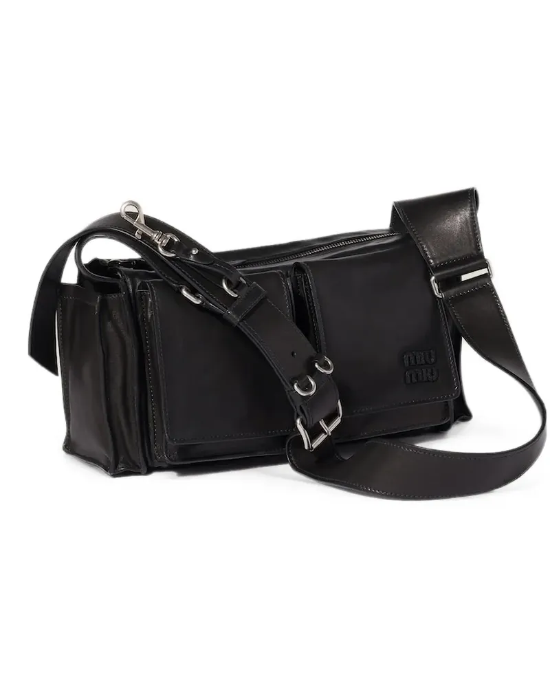 Miu Miu Utilitaire Schultertasche - Schwarz Schwarz