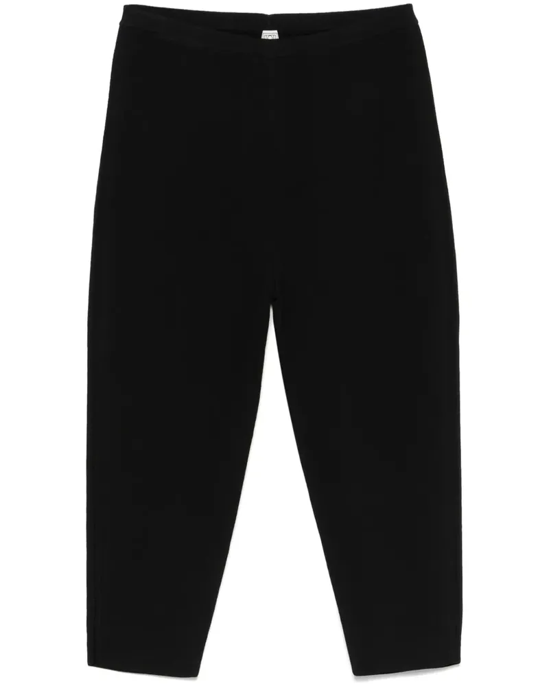 Totême Capri Hose - Schwarz Schwarz