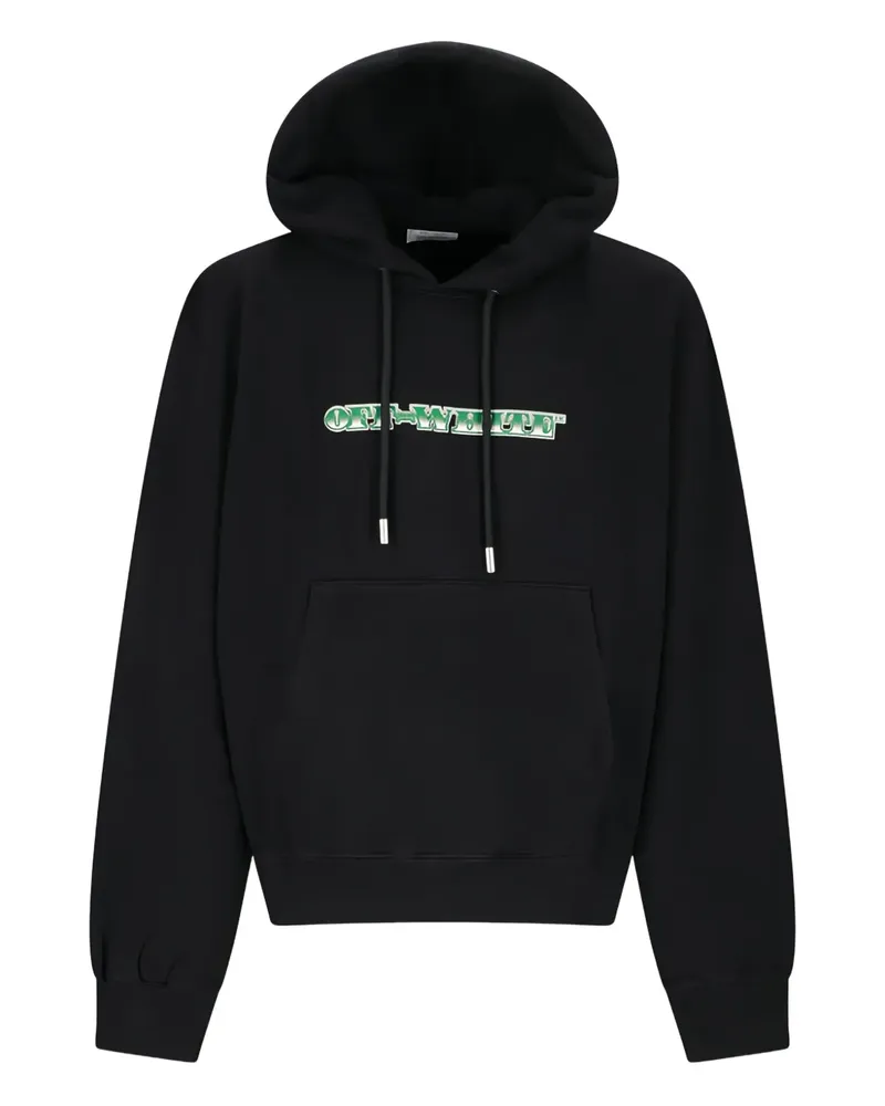 OFF-WHITE Hoodie mit Logo-Print - Schwarz Schwarz
