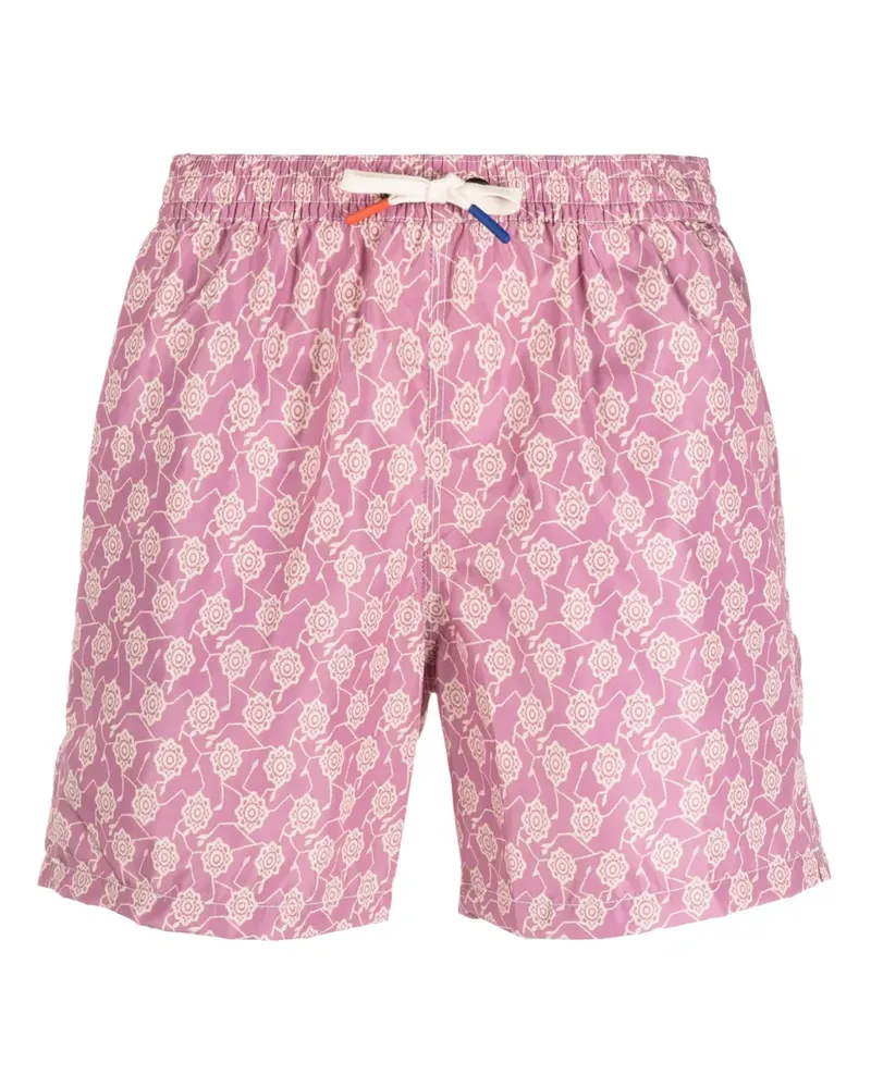 Altea Badeshorts mit Blumen-Print - Violett Violett