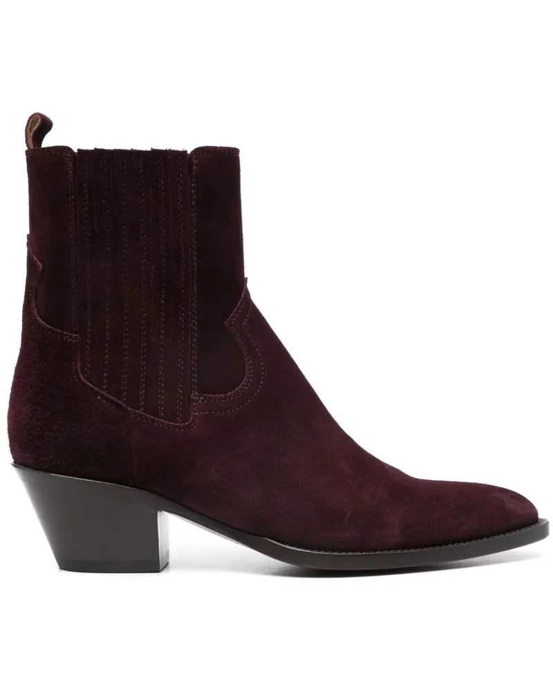 Buttero Stiefeletten aus Wildleder 55mm - Violett Violett