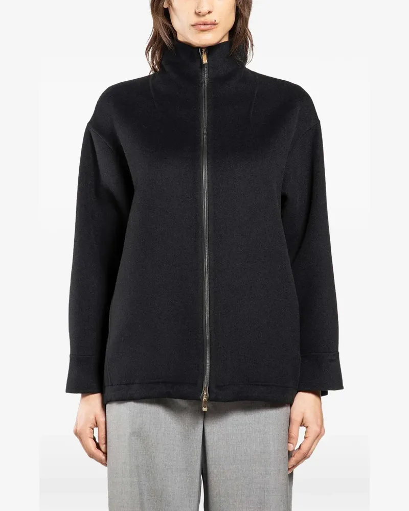 Max Mara stand-collar jacket - Schwarz Schwarz