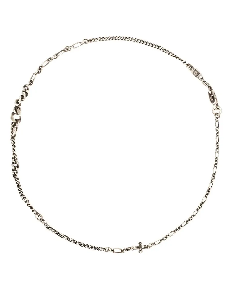 WERKSTATT:MÜNCHEN Faith, love, hope' Choker - Metallic Metallic