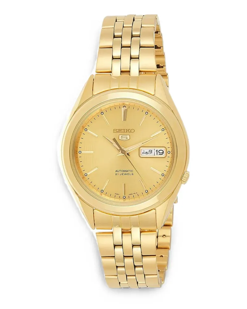 Seiko 5 21 Jewels 38mm watch - Gold Gold