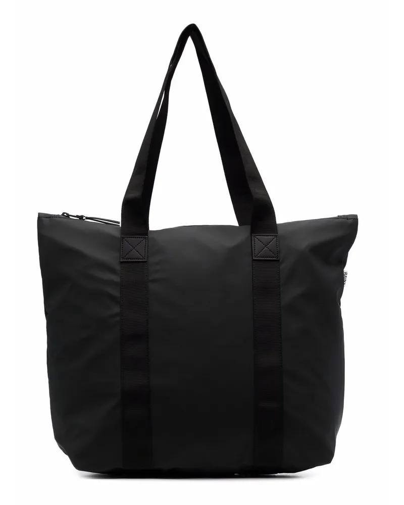 RAINS Handtasche mit Reißverschluss - Schwarz Schwarz