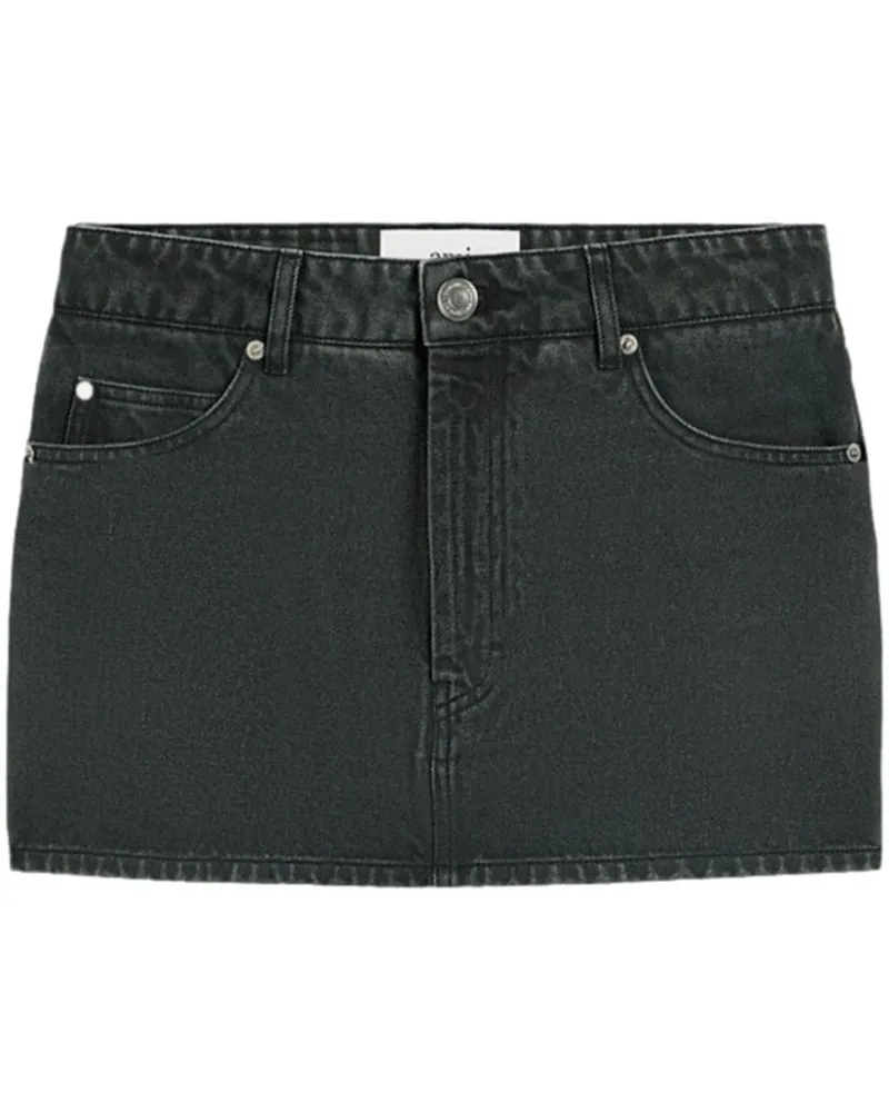 AMI Paris Rock mit Logo-Patch - Schwarz Schwarz