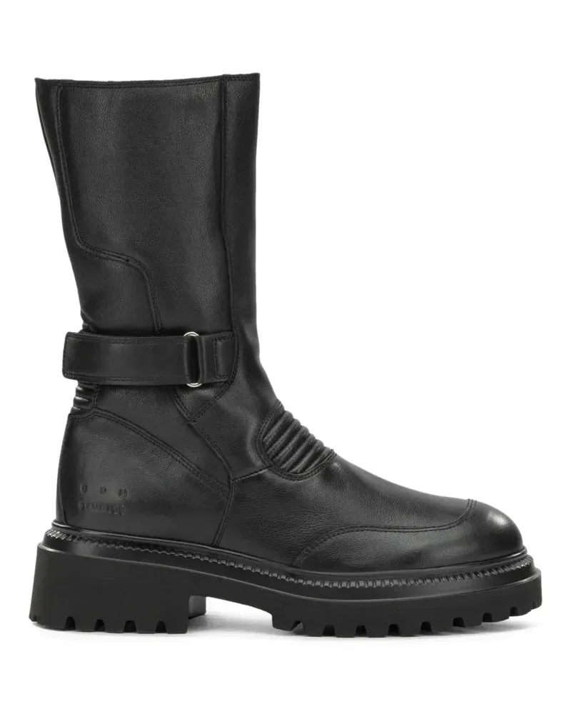 Copenhagen Stiefel mit Schnallenverschluss - Schwarz Schwarz