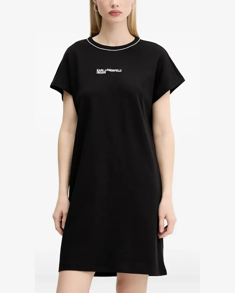 Karl Lagerfeld Minikleid mit Logo-Detail - Schwarz Schwarz