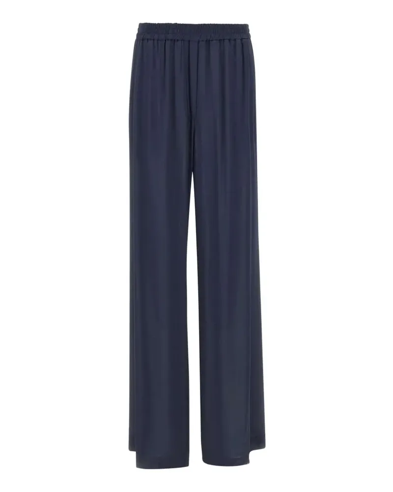Kaos Icona elasticated-waist palazzo pants - Blau Blau