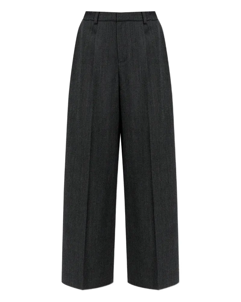 Alexander Wang elasticated wide trousers - Grau Grau