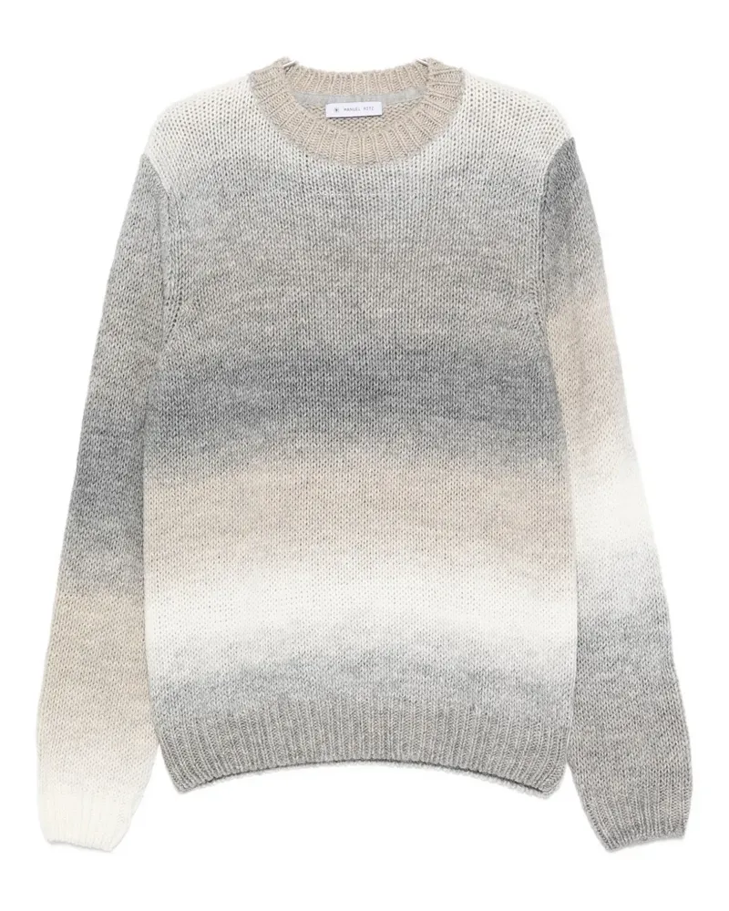 Manuel Ritz ombré-effect sweater - Grau Grau