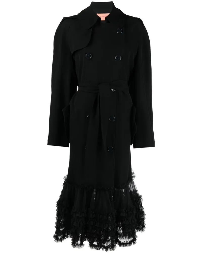 Viktor & Rolf Fancy Trenchcoat - Schwarz Schwarz