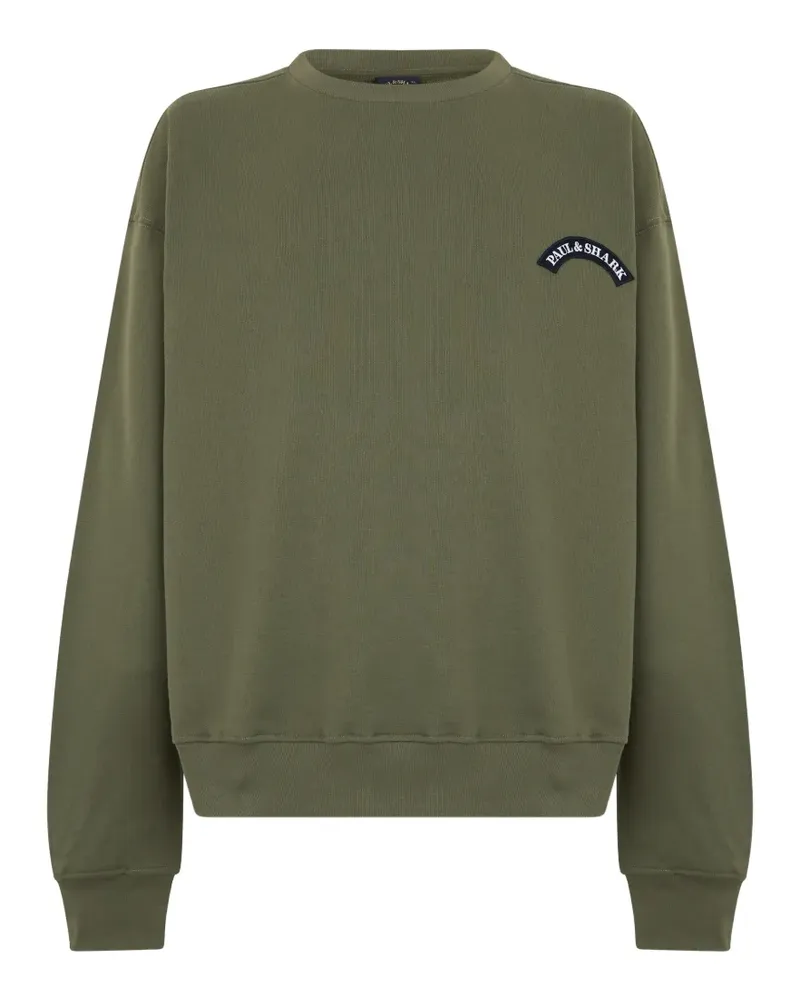 Paul & Shark logo-patch sweatshirt - Grün Grün