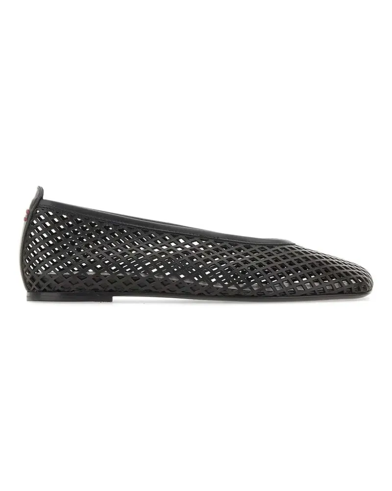 HALMANERA Monic laser-cut ballet flats - Schwarz Schwarz