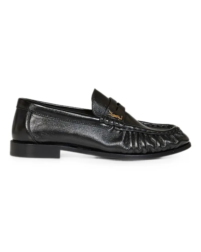 Saint Laurent Le Loafers supple in shiny leather - Schwarz Schwarz