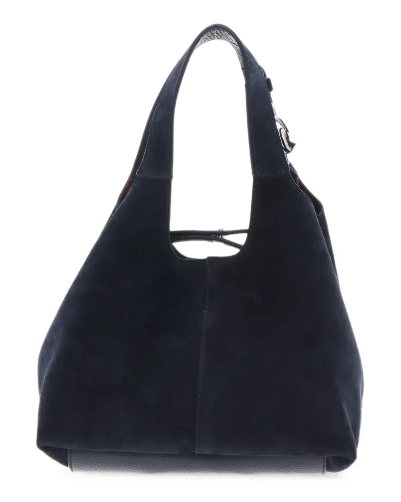 Coccinelle suede tote bag - Blau Blau