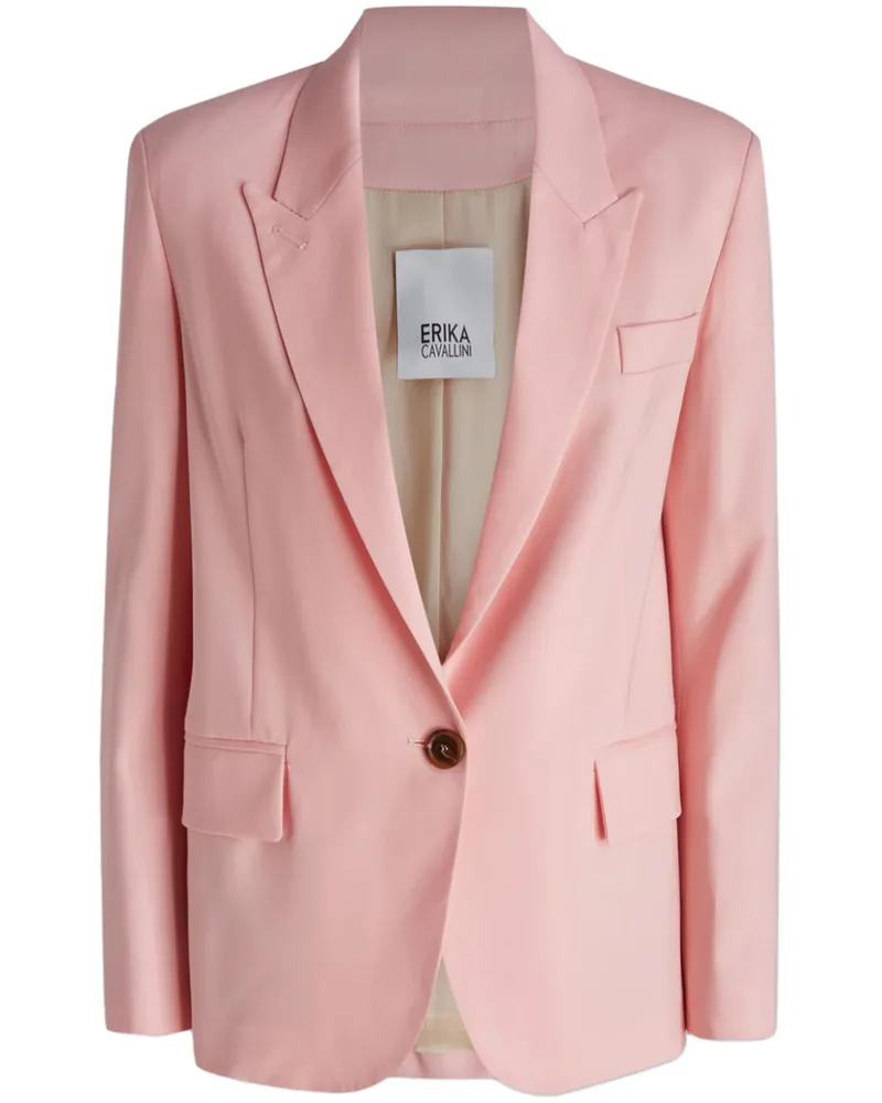 Erika Cavallini Einreihiges Sakko - Rosa Rosa