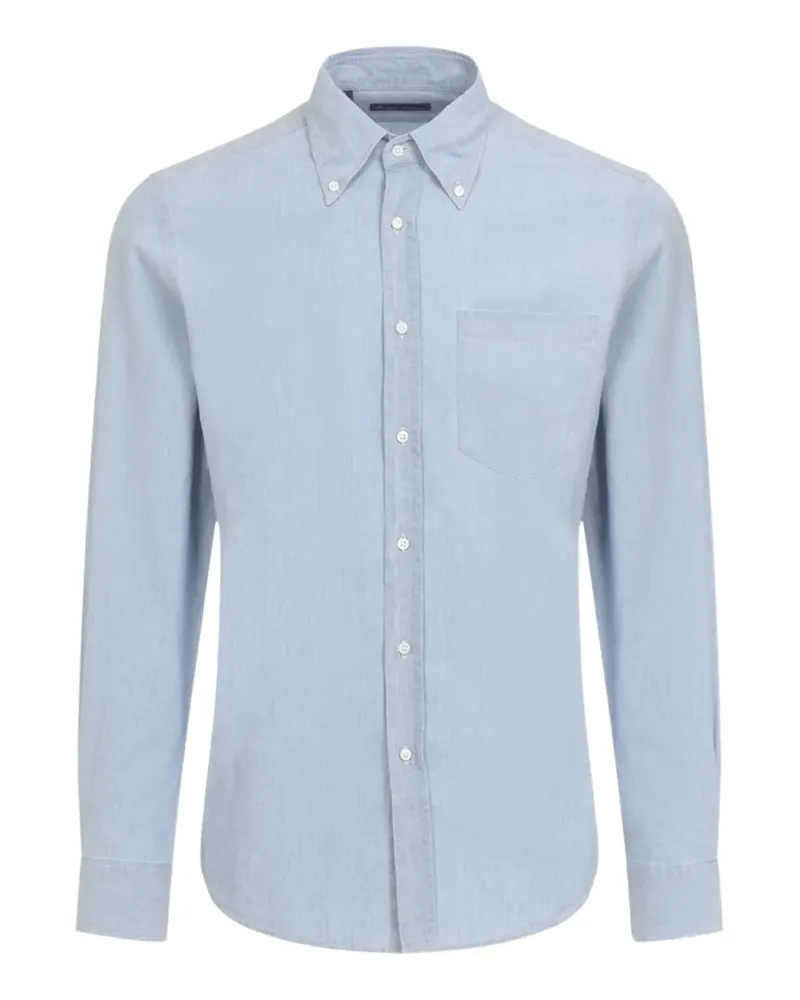 Ralph Lauren Klassisches Jeanshemd - Blau Blau