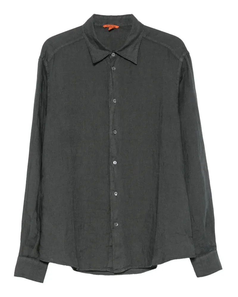 BARENA Maridola Telino long-sleeve linen shirt - Grau Grau