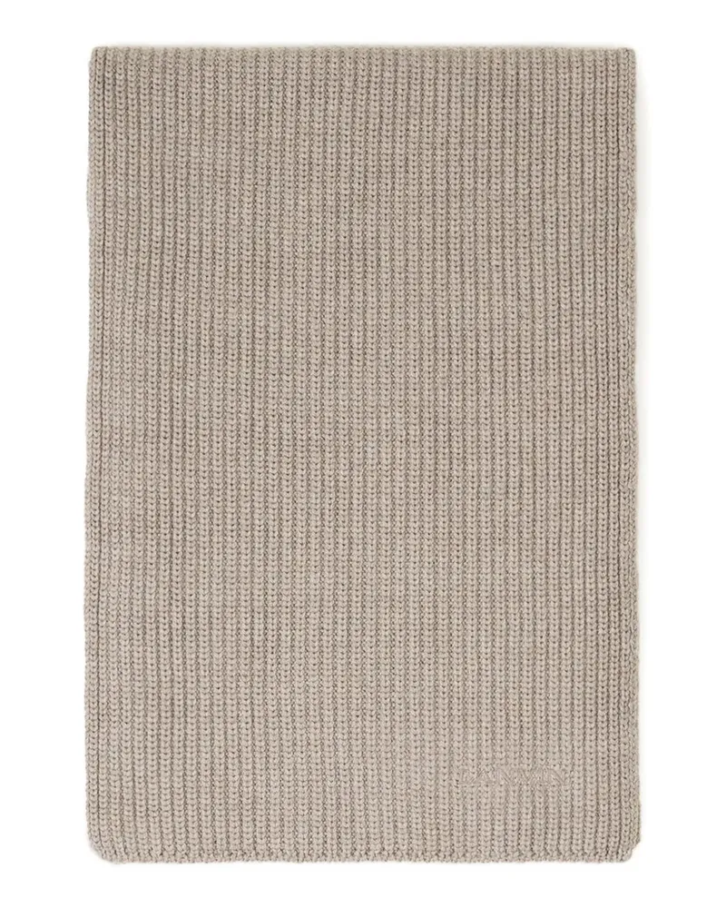 Lanvin Gerippter Strickschal - Nude Nude