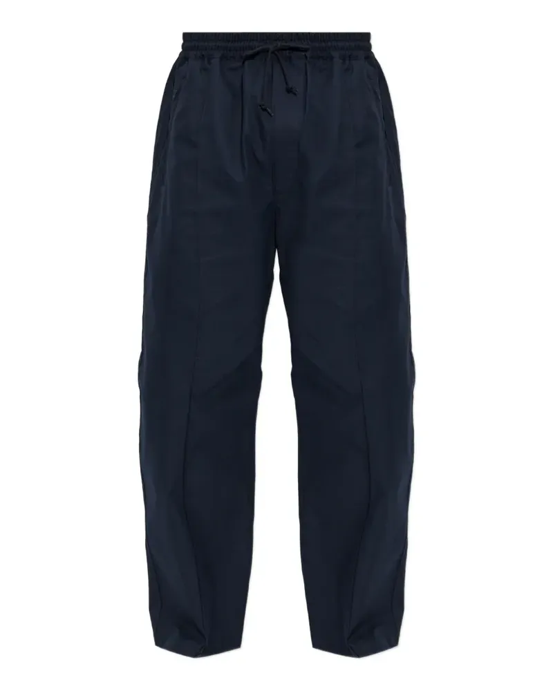 Comme des Garçons drawstring straight-leg trousers - Blau Blau
