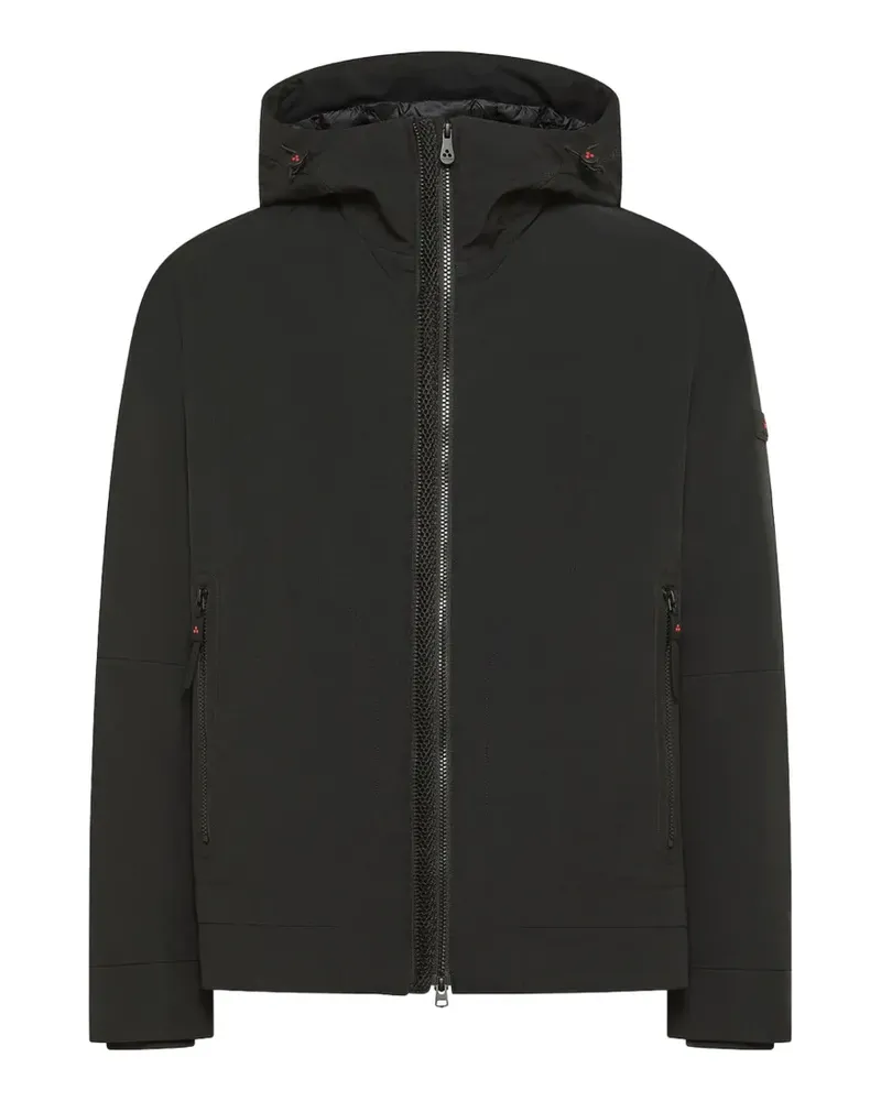 Peuterey Kapuzenjacke mit Reißverschluss - Schwarz Schwarz