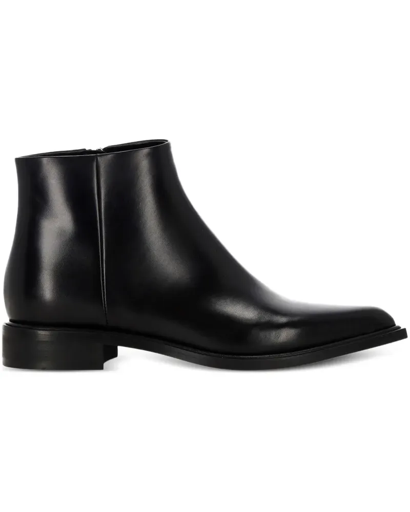 Rodo Stiefel mit spitzer Kappe - Schwarz Schwarz