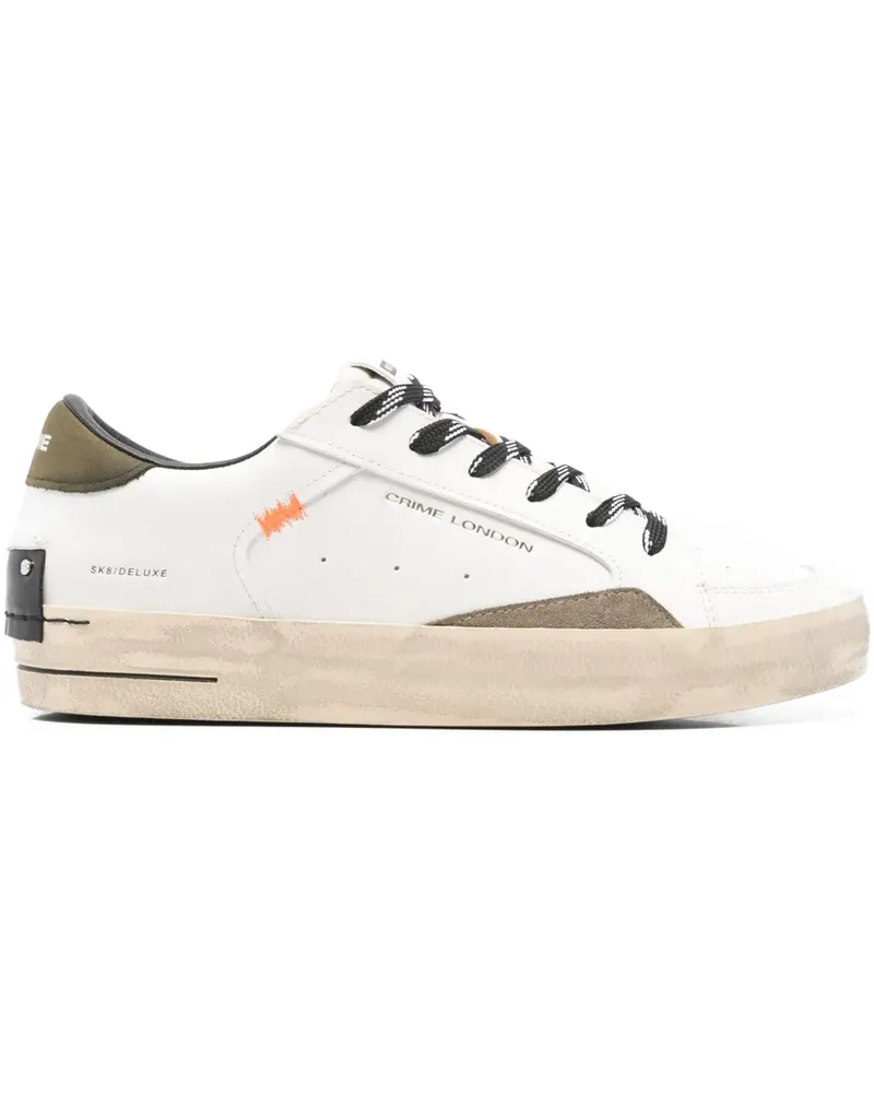 Crime Sneakers aus Leder - Weiß Weiß