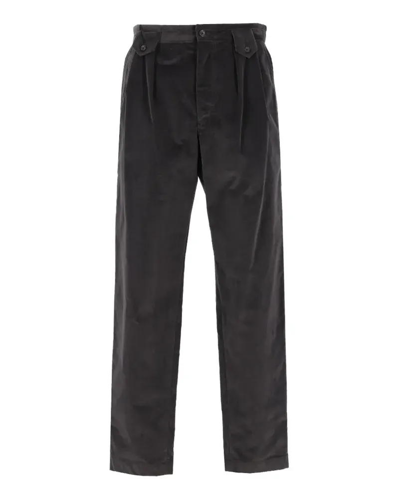 Dolce & Gabbana Hose aus Samt - Grau Grau